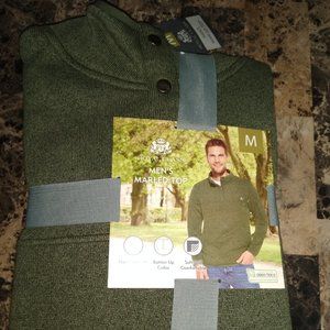 Royal Class Men's Marled Top - Olive - M